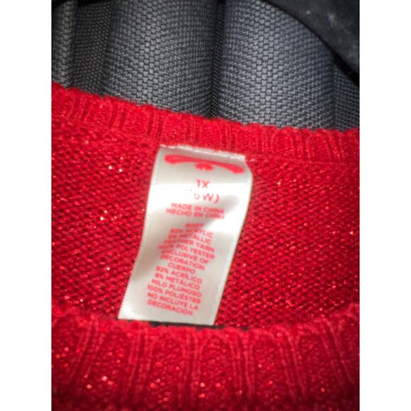 Ugly Christmas Sweater Xmas Size 1X - Picture 2 of 3